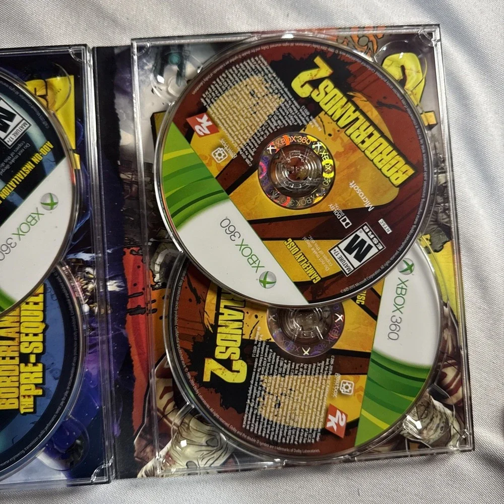 Borderlands Triple Pack - Microsoft Xbox 360 Complete In Box Video Games